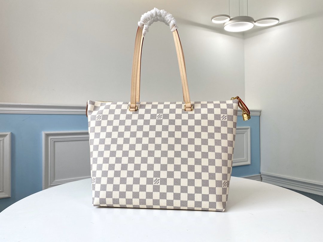 LV Damier Azur Canvas IENA MM Handbag N44040