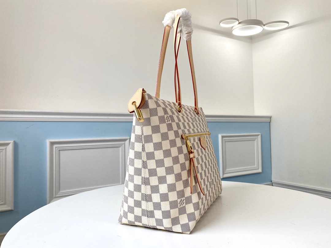 LV Damier Azur Canvas IENA MM Handbag N44040