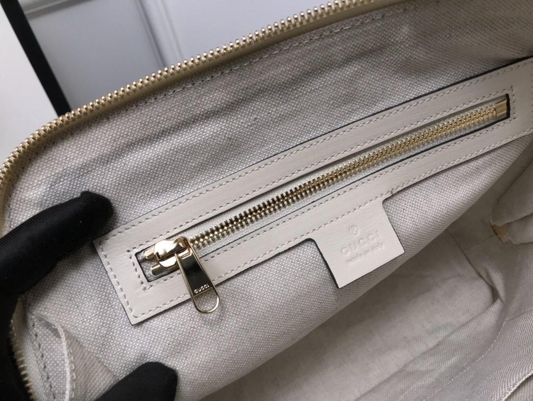 Gvc*1 1955 Horsebit Top handle bag White