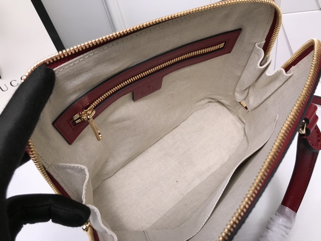 Gvc*1 1955 Horsebit Top handle bag Red