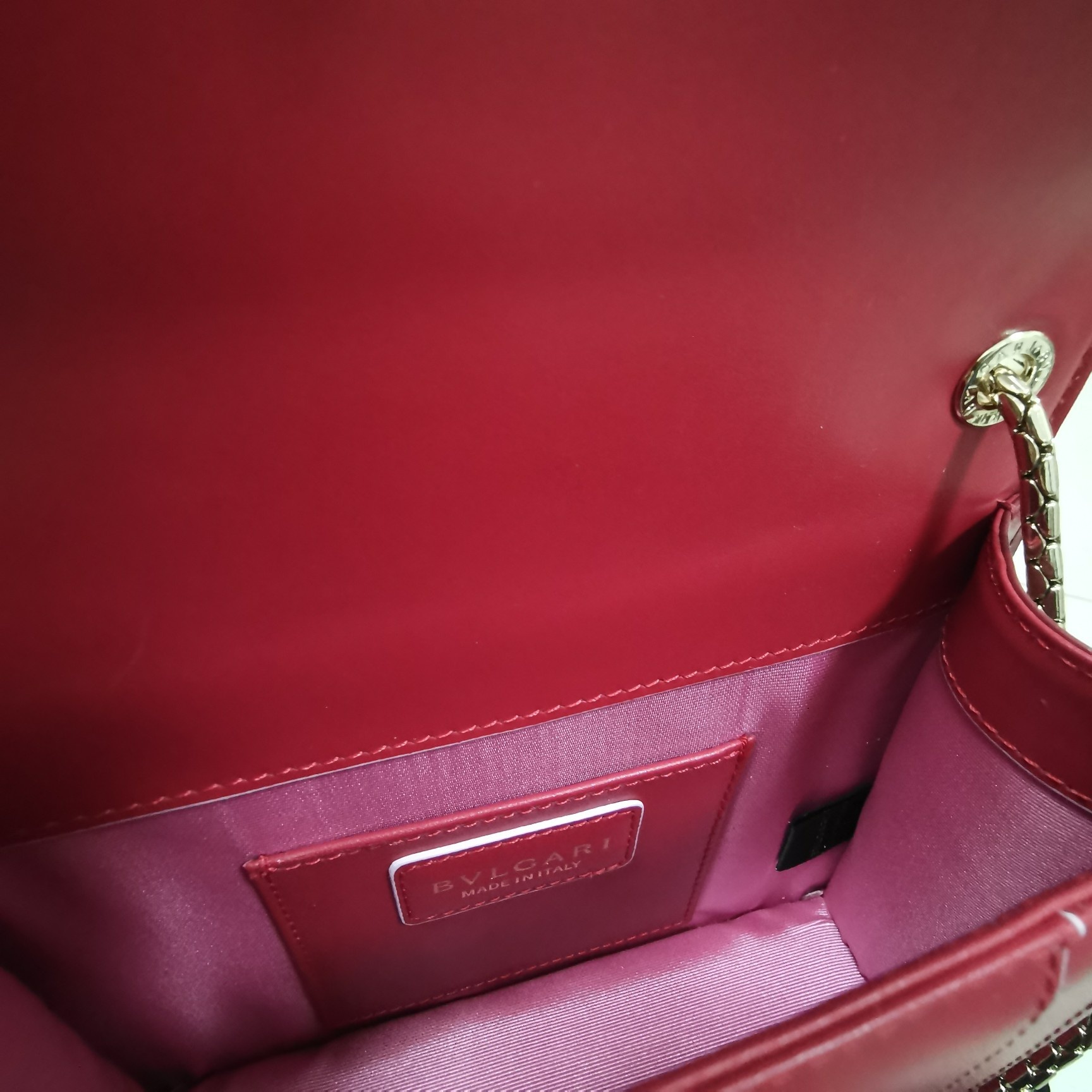 Bvlga Serpenti in Love Bag 20cm red