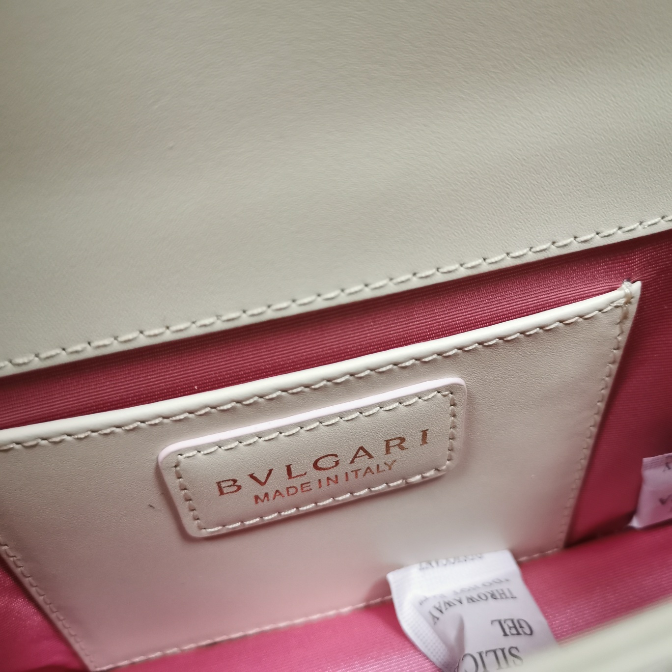 Bvlga Serpenti in Love Bag 22cm white