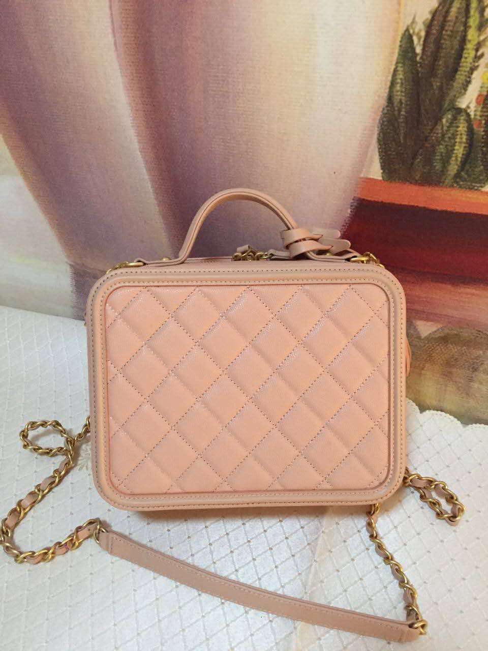 Ch**el medium Caviar Vanity bag