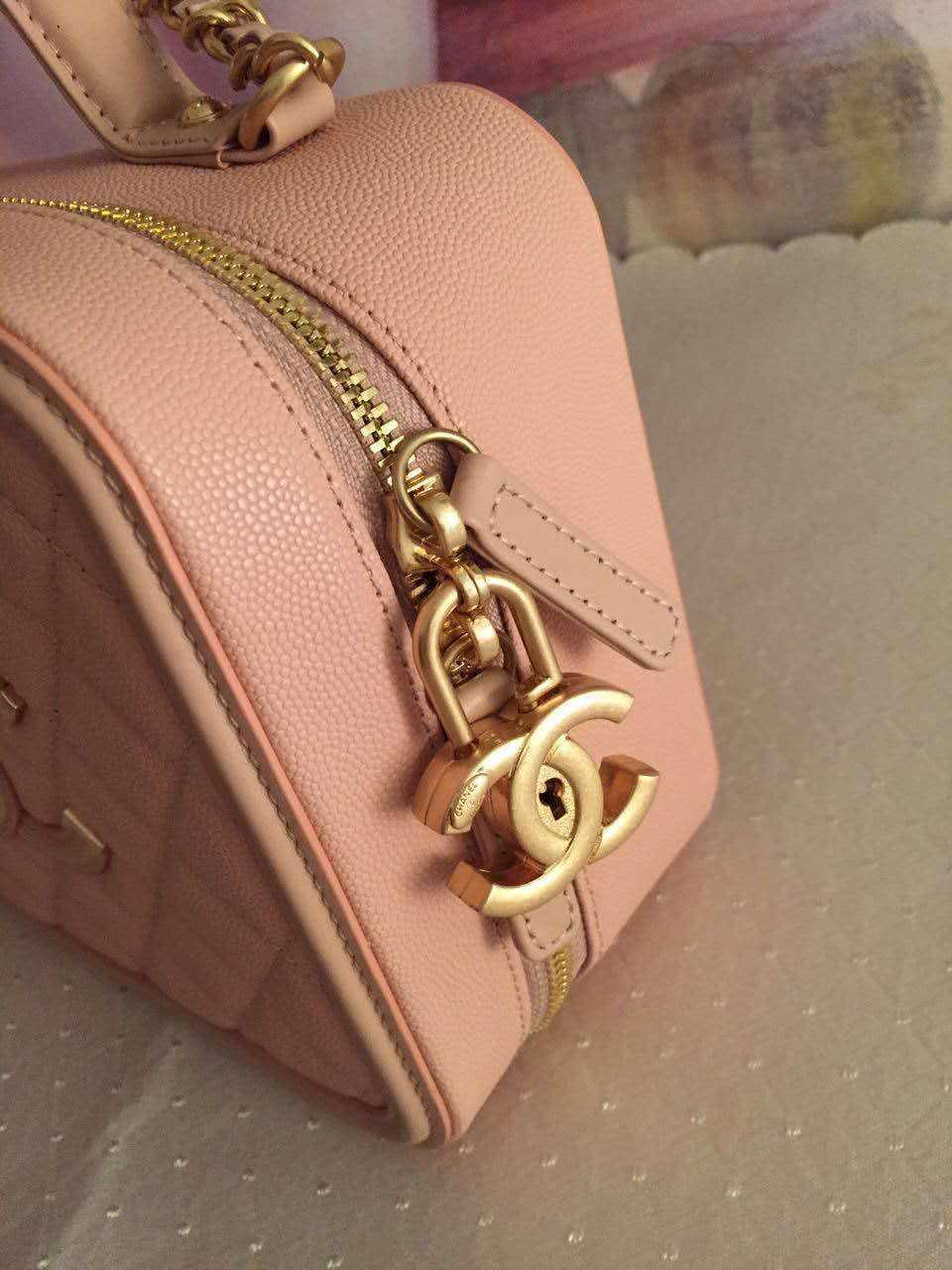 Ch**el medium Caviar Vanity bag