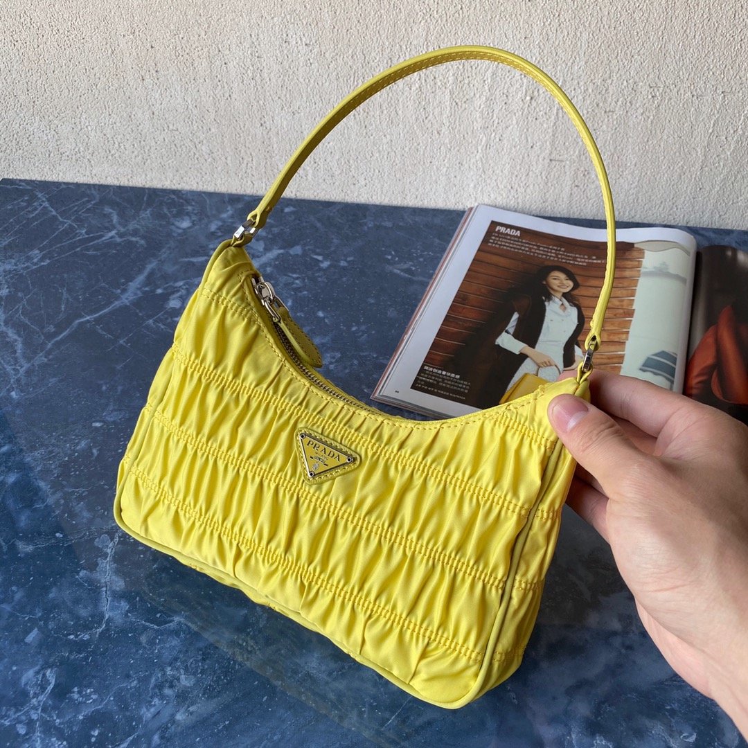 Pra*a Nylon 1NE204 Hobo Bag 22cm 005