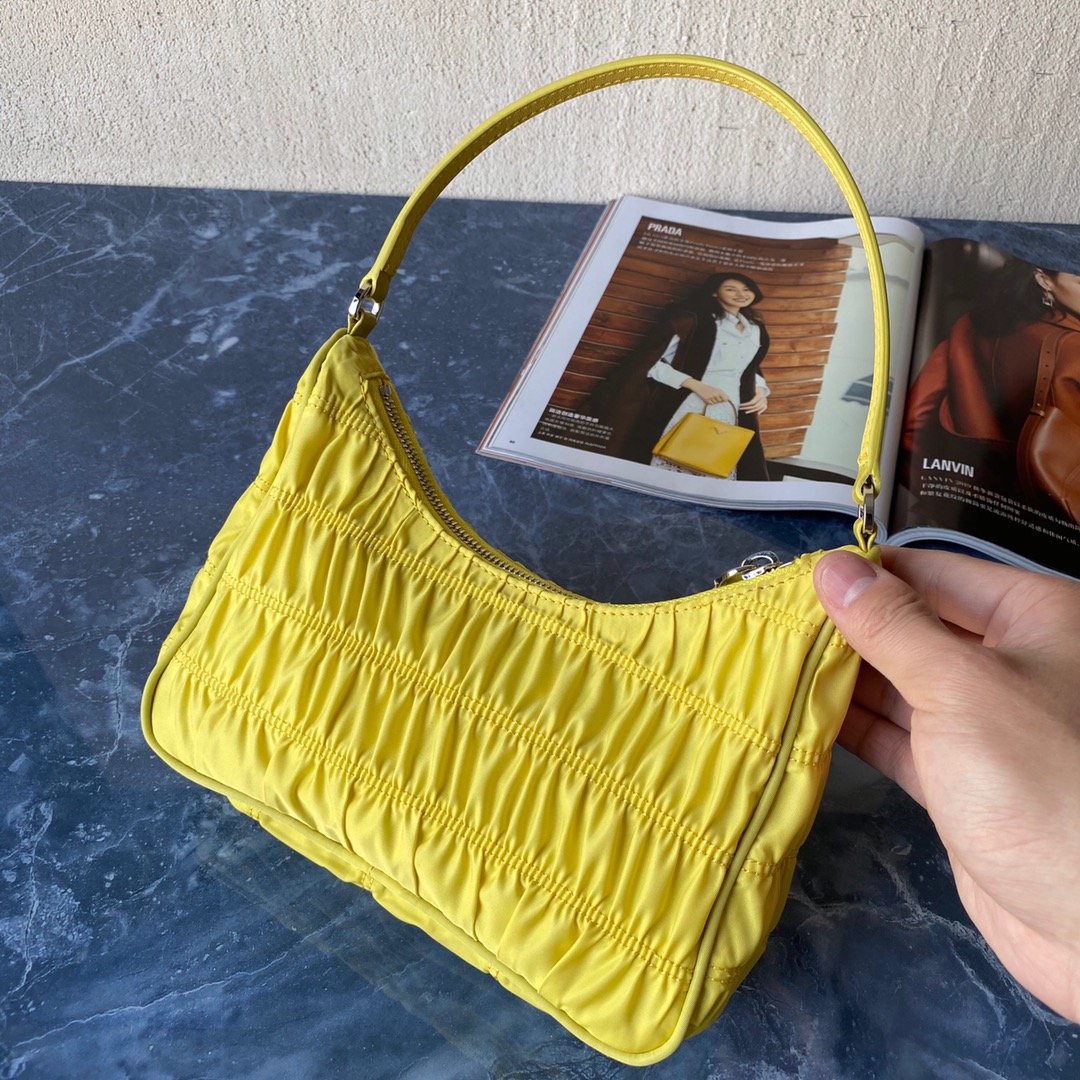 Pra*a Nylon 1NE204 Hobo Bag 22cm 005