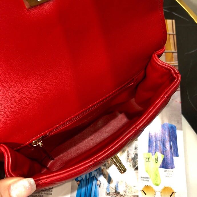 Ch**el Lambskin Waist Belt Bag 15cm