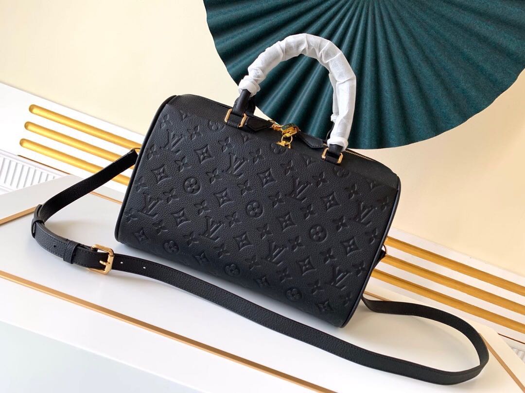 L0vis Vvtt0n SPEEDY Bag with Black 30cm