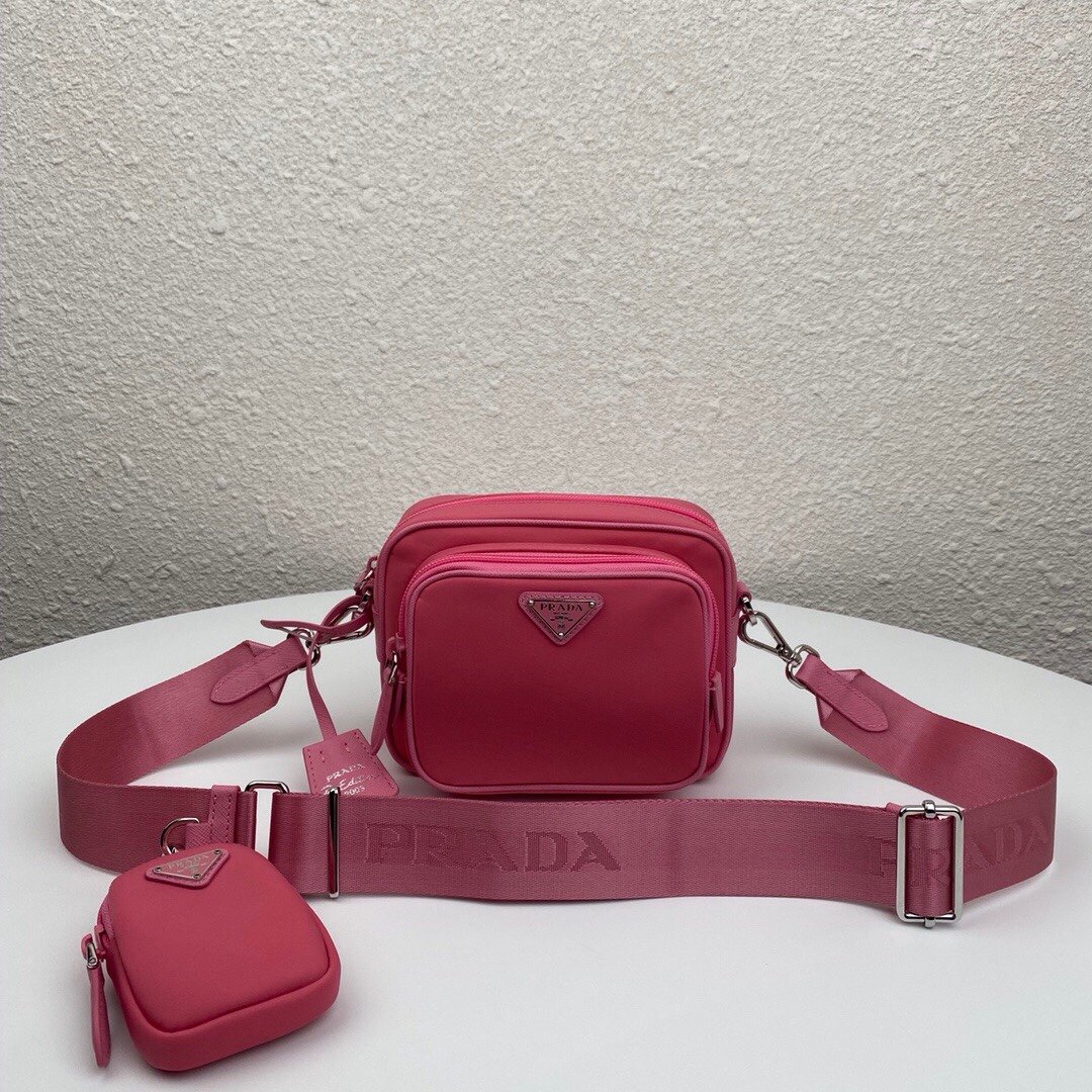 Pra*a Nylon Hobo Bag 20cm
