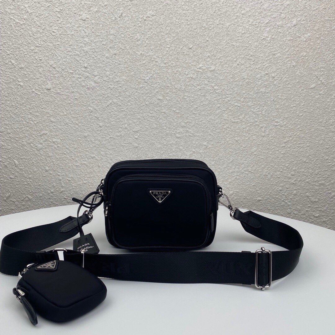 Pra*a Nylon Hobo Bag 20cm 003