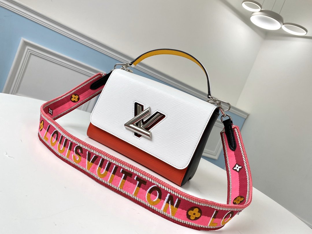 L0vis Vvtt0n Twist Strap MM Bag Epi Leather