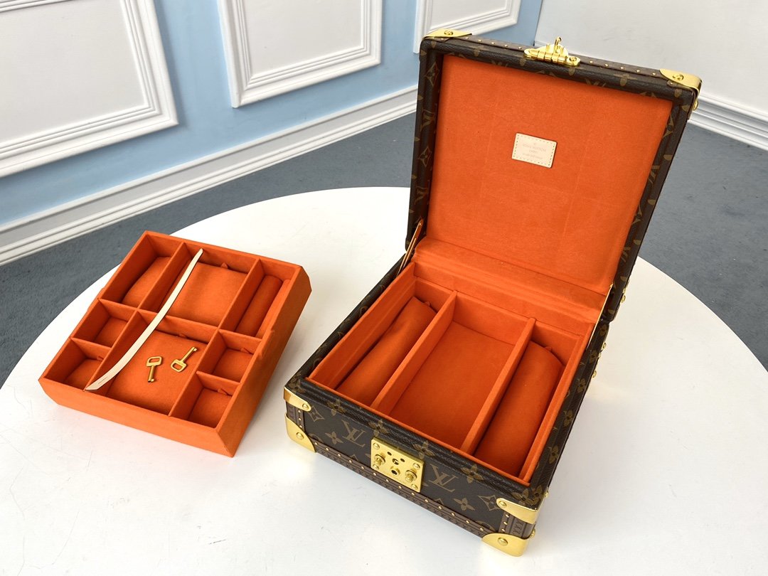 L0vis Vvtt0n Cotteville Travel Box orange