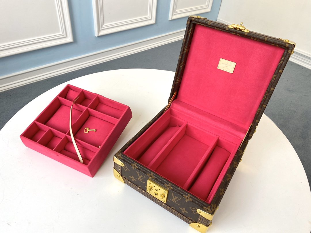 L0vis Vvtt0n Cotteville Travel Box Rose Red