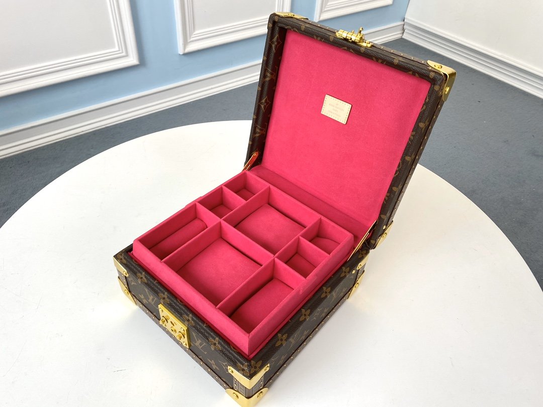 L0vis Vvtt0n Cotteville Travel Box Rose Red