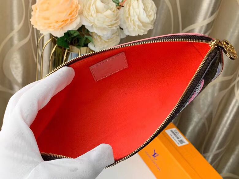 L0vis Vvtt0n Monogram Giant Elizabeth Pencil Pouch 005