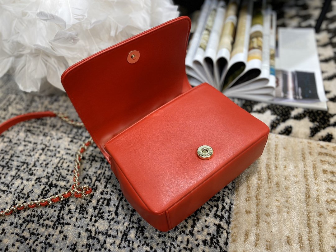 Ch**el Flap Bag Lmbskin 002