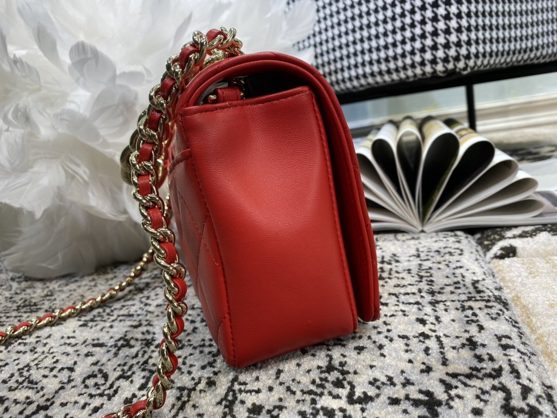 Ch**el Flap Bag Lmbskin 002