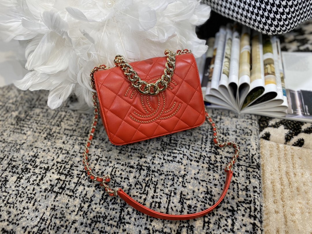 Ch**el Flap Bag Lmbskin 002