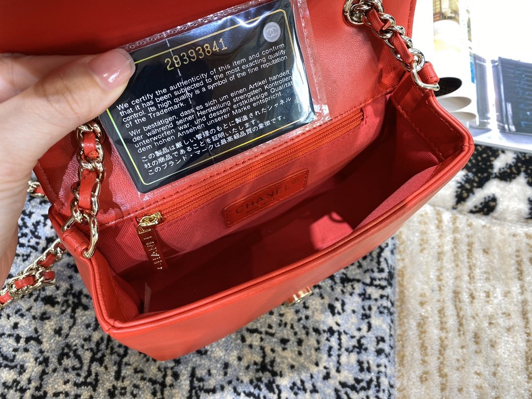 Ch**el Flap Bag Lmbskin 002
