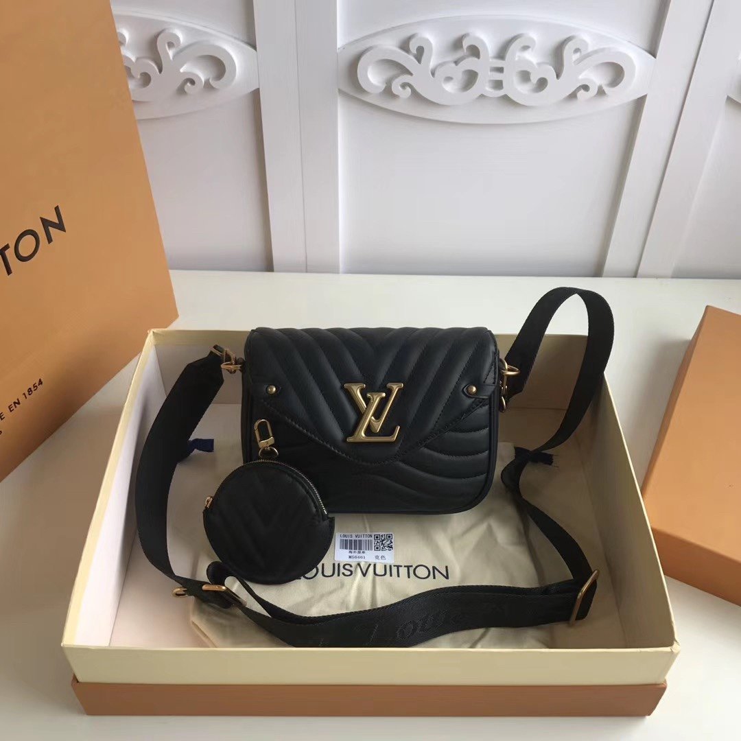 L0vis Vvtt0n Multi Pochette New Wave Bag Black