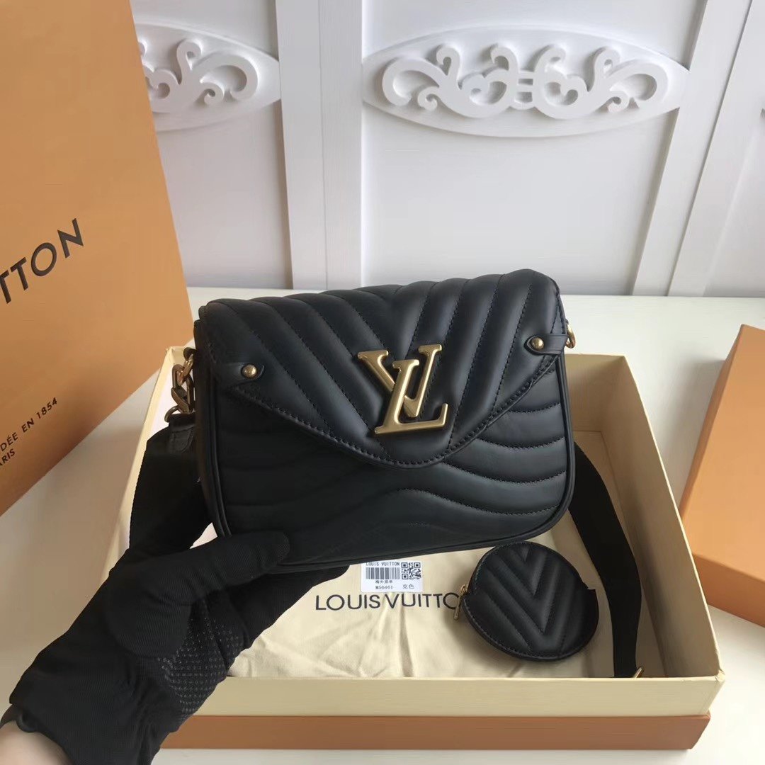 L0vis Vvtt0n Multi Pochette New Wave Bag Black