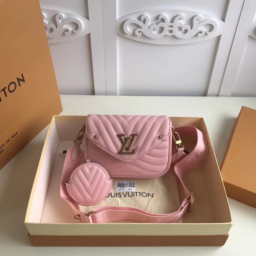 L0vis Vvtt0n Multi Pochette New Wave Bag Pink