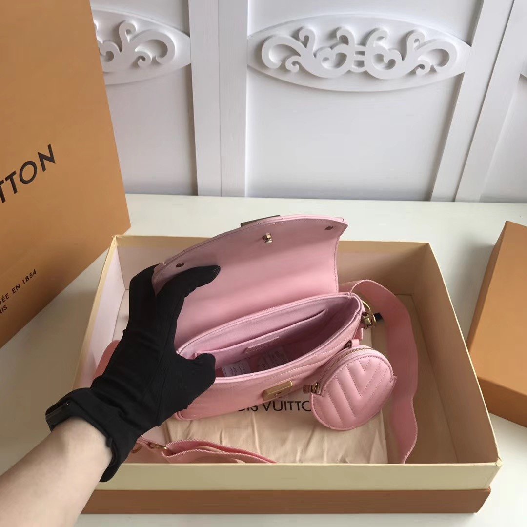 L0vis Vvtt0n Multi Pochette New Wave Bag Pink