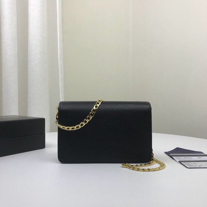 Pra*a Chain Strap Mini Bag 18CM