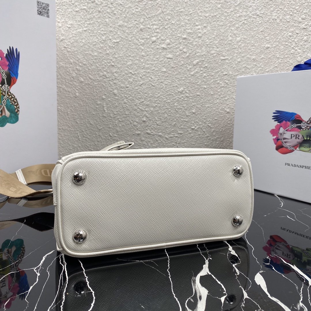 Pra*a Saffiano Leather Bag 1BA296 23cm