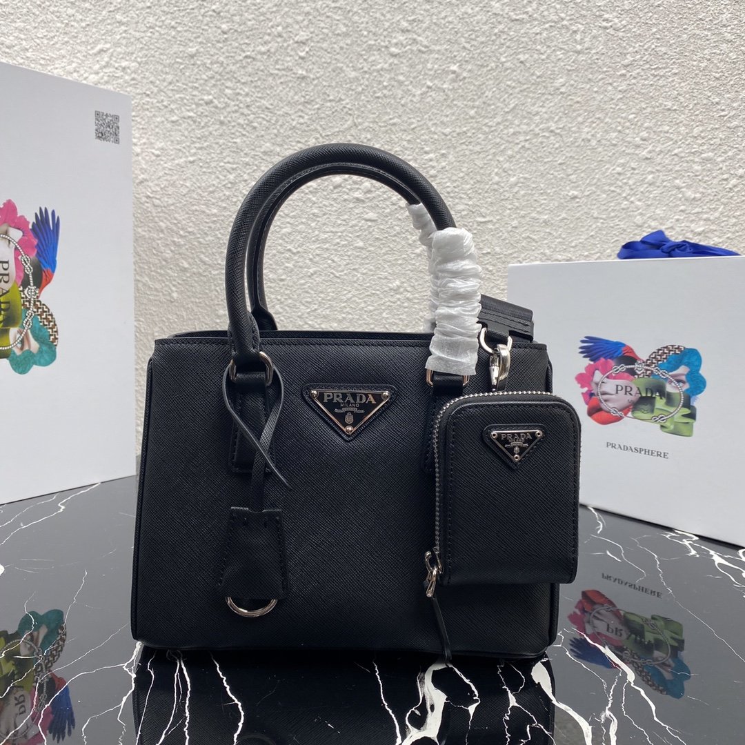 Pra*a Saffiano Leather Bag 1BA296 23cm 003