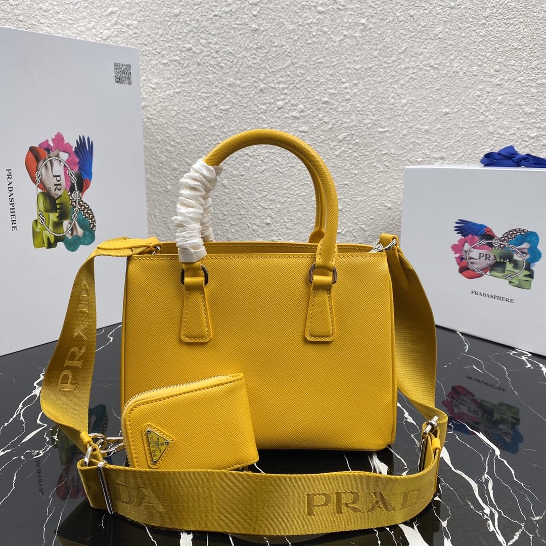Pra*a Saffiano Leather Bag 1BA296 23cm 004