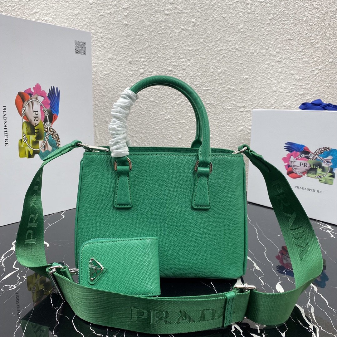 Pra*a Saffiano Leather Bag 1BA296 23cm 005