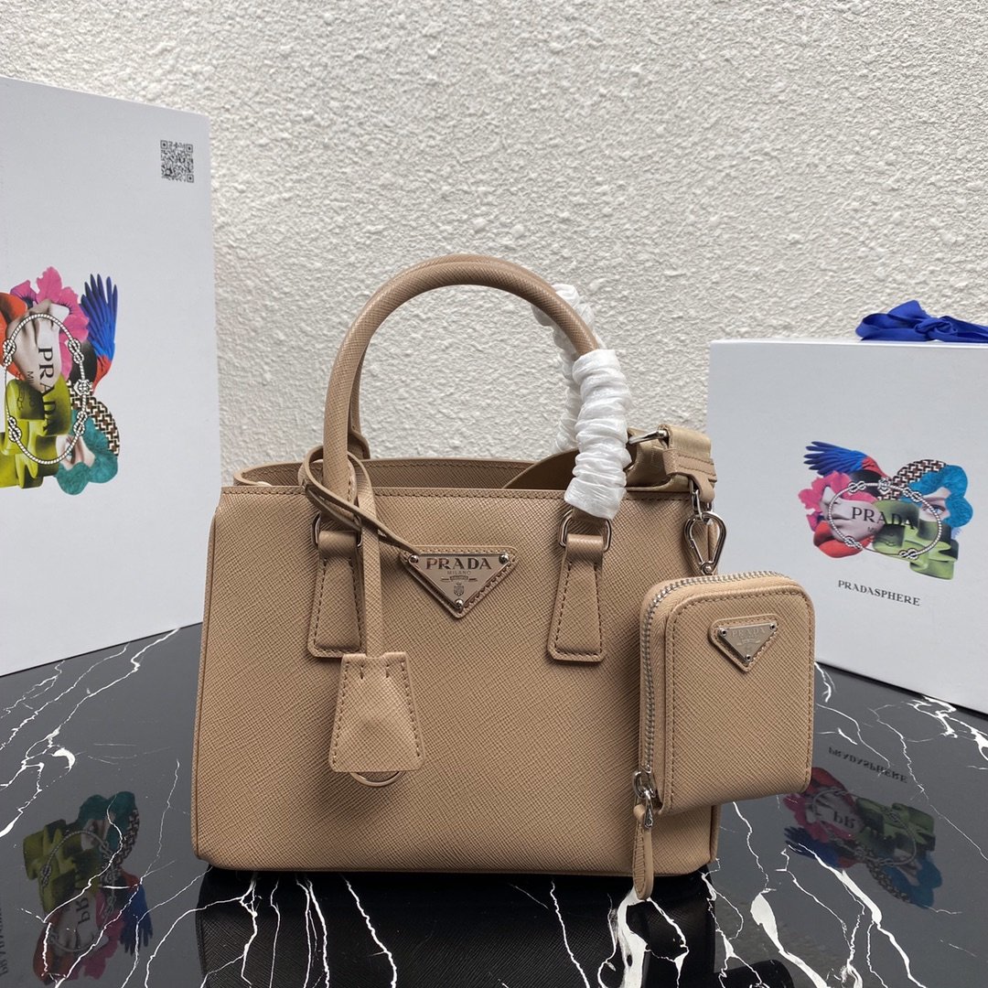 Pra*a Saffiano Leather Bag 1BA296 23cm 006