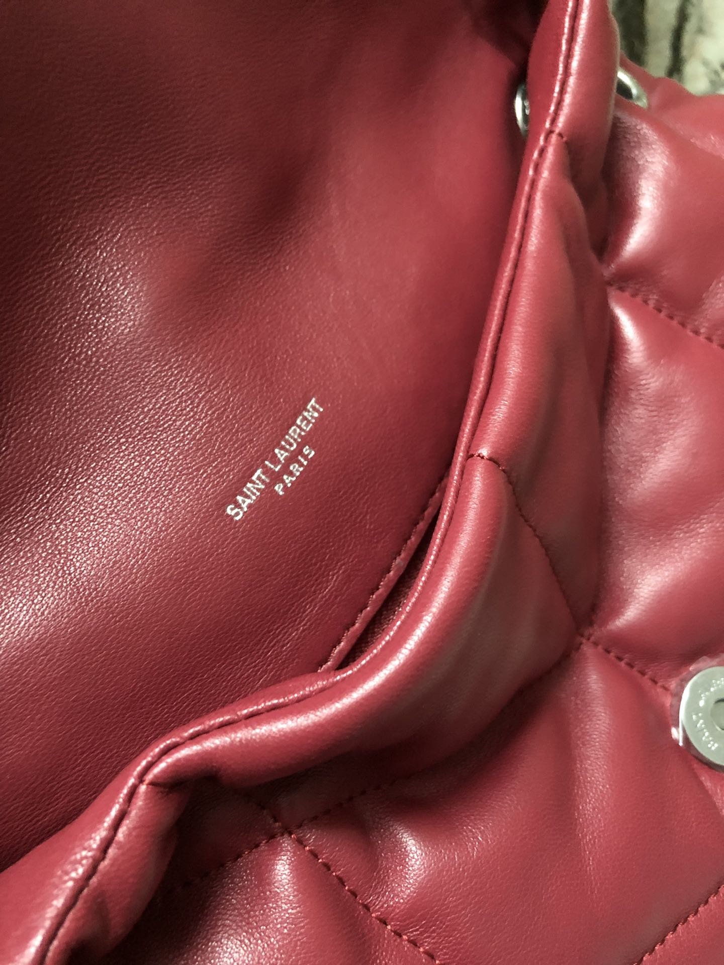 Y51 Puffer Handbag 29cm Red