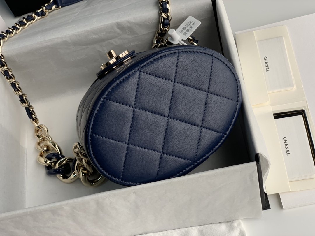 Ch**el Vanity Case Lambskin