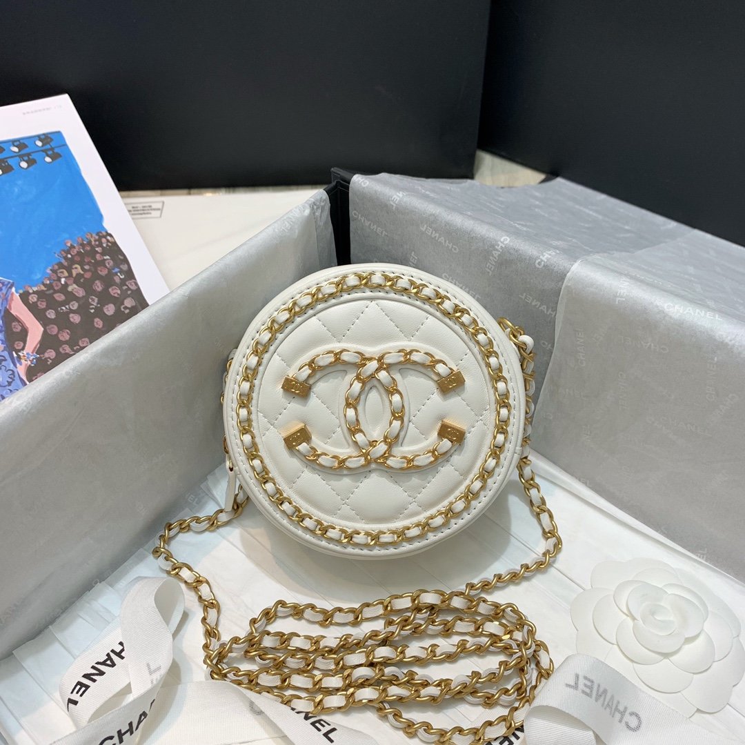 Ch**el Round Chain Bag