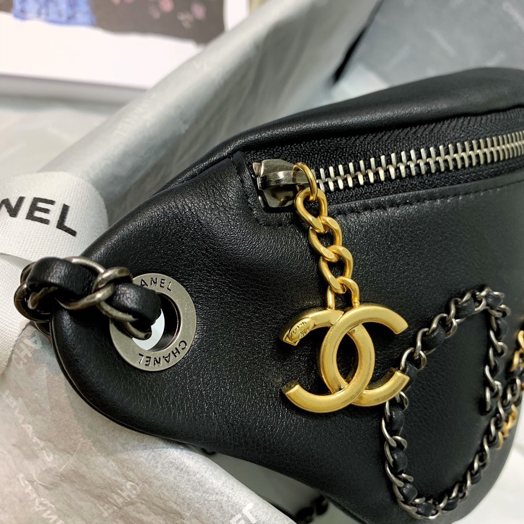 Ch**el Waist bag White