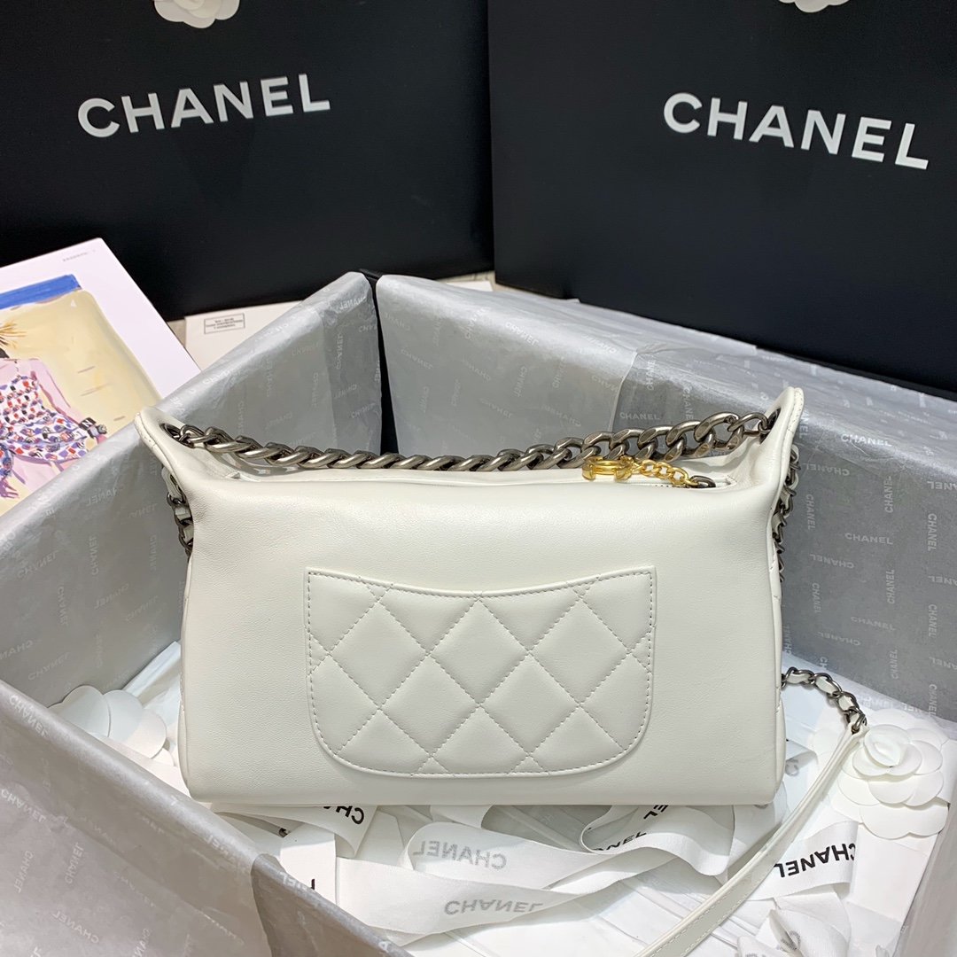 Ch**el Chain Shoulder bag White