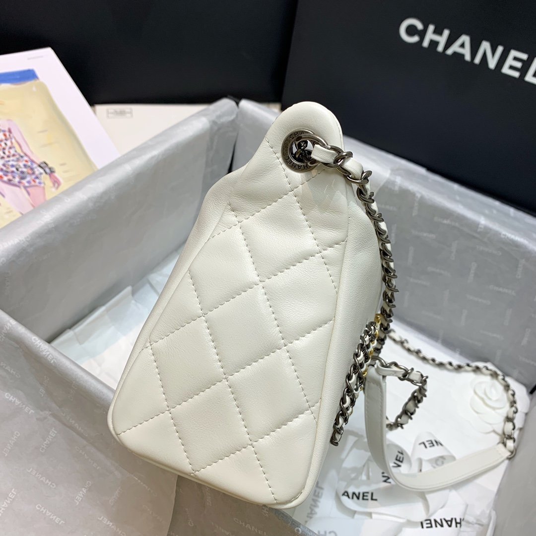Ch**el Chain Shoulder bag White
