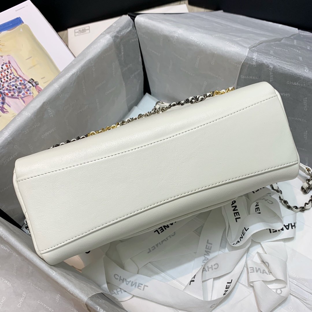 Ch**el Chain Shoulder bag White