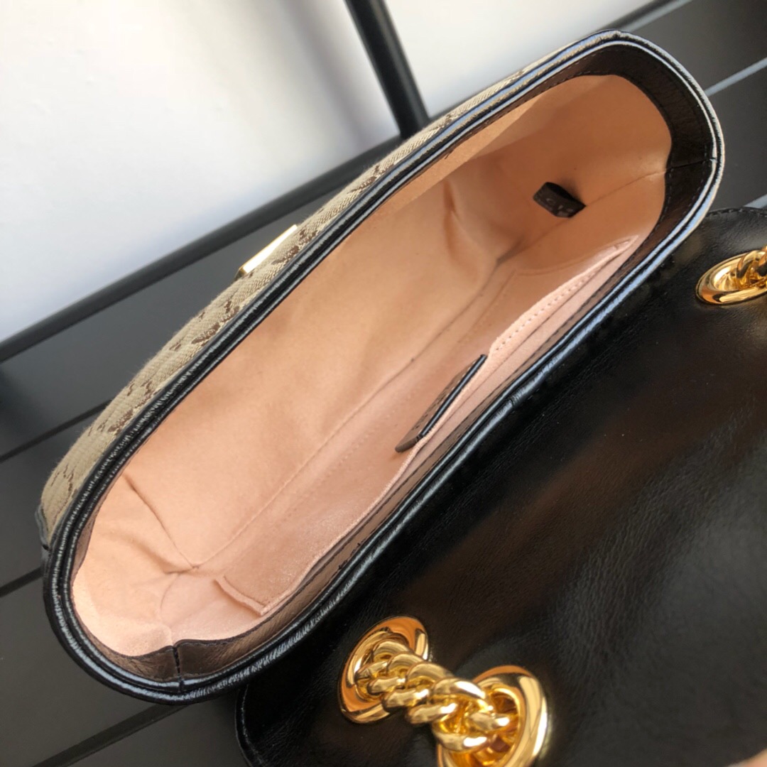 Gvc*1 Marmont Matelasse Mini Bag 22cm Black