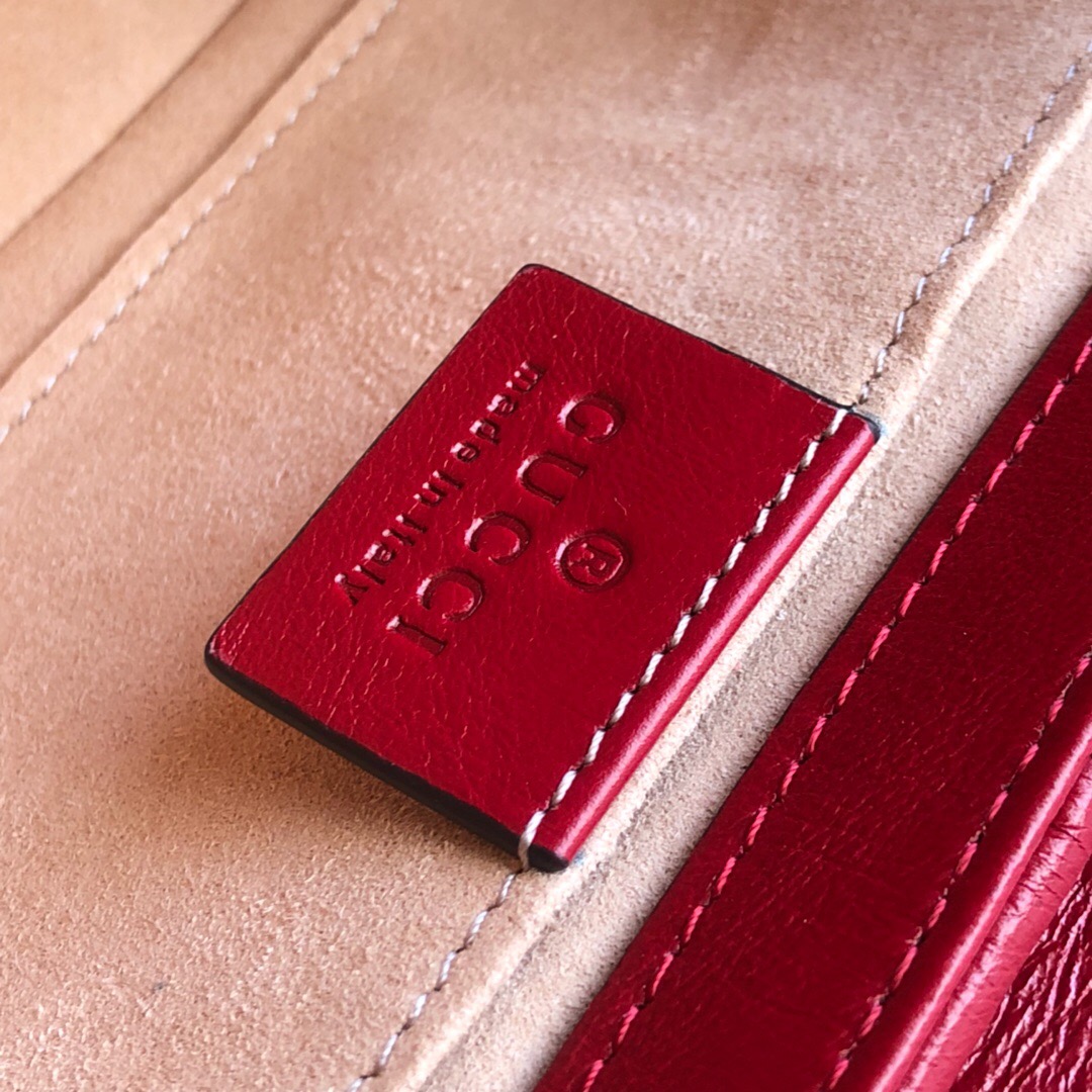 Gvc*1 Marmont Matelasse Mini Bag 22cm Red