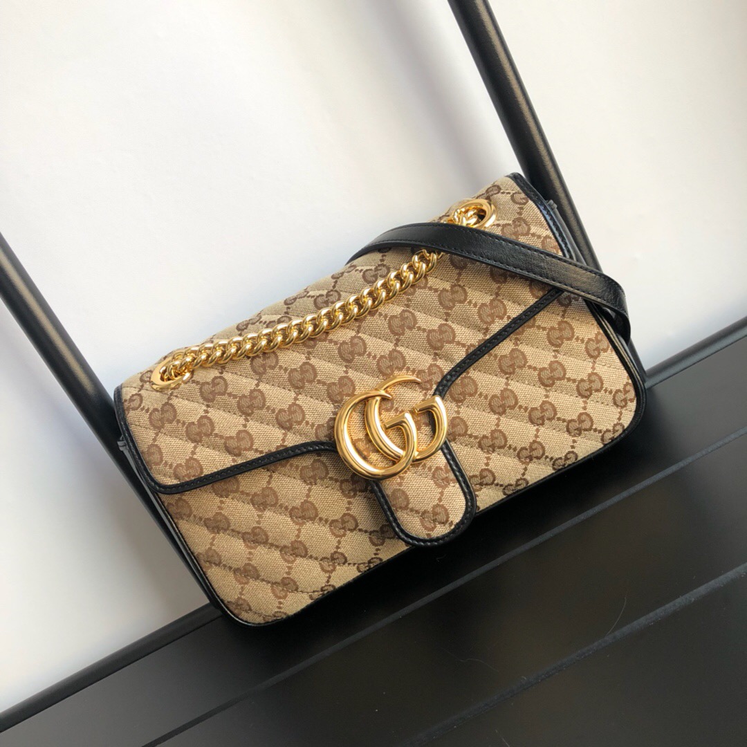 Gvc*1 Marmont Matelasse Mini Bag 26cm Black