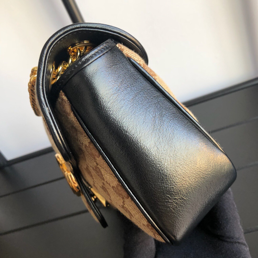Gvc*1 Marmont Matelasse Mini Bag 26cm Black