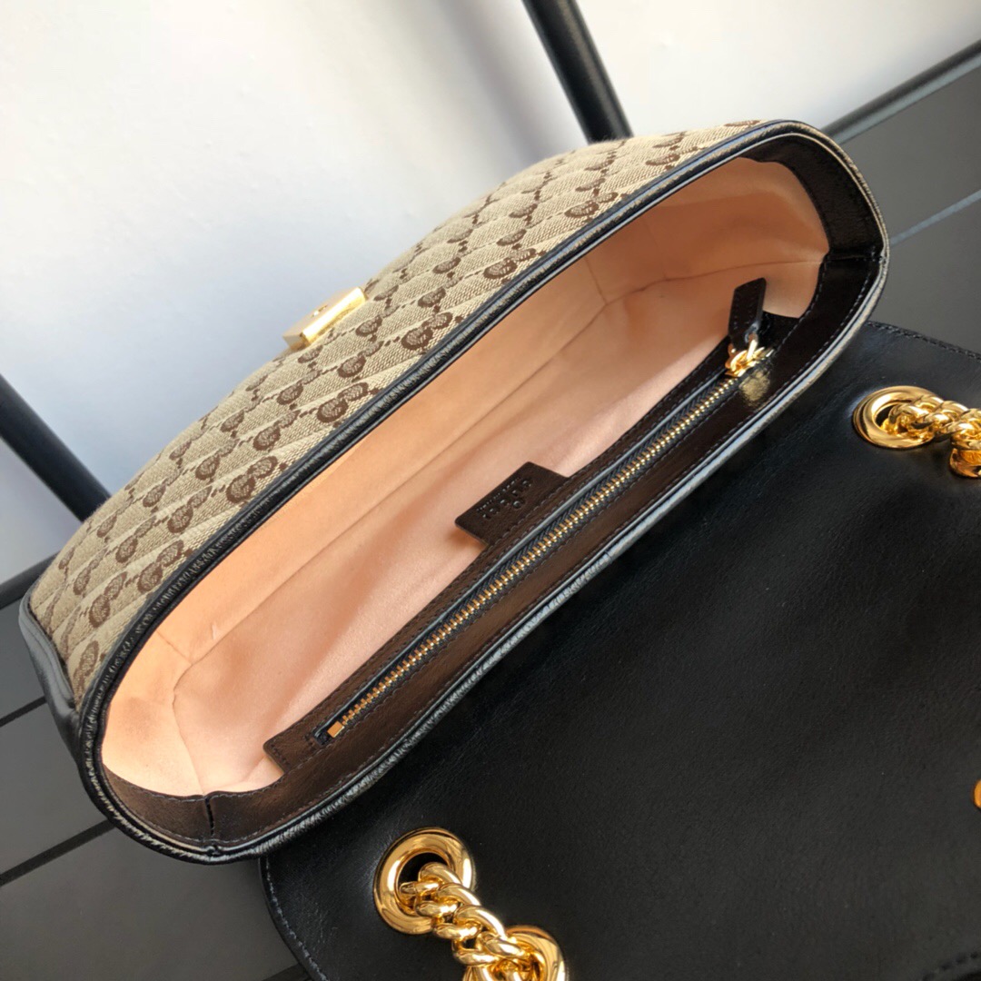 Gvc*1 Marmont Matelasse Mini Bag 26cm Black