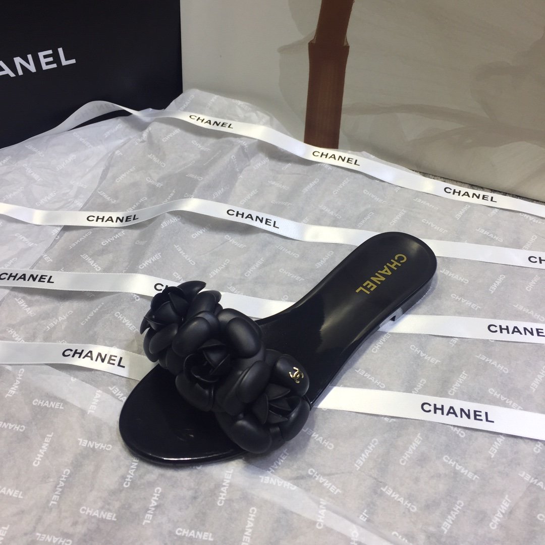 Ch**el Sandals Black