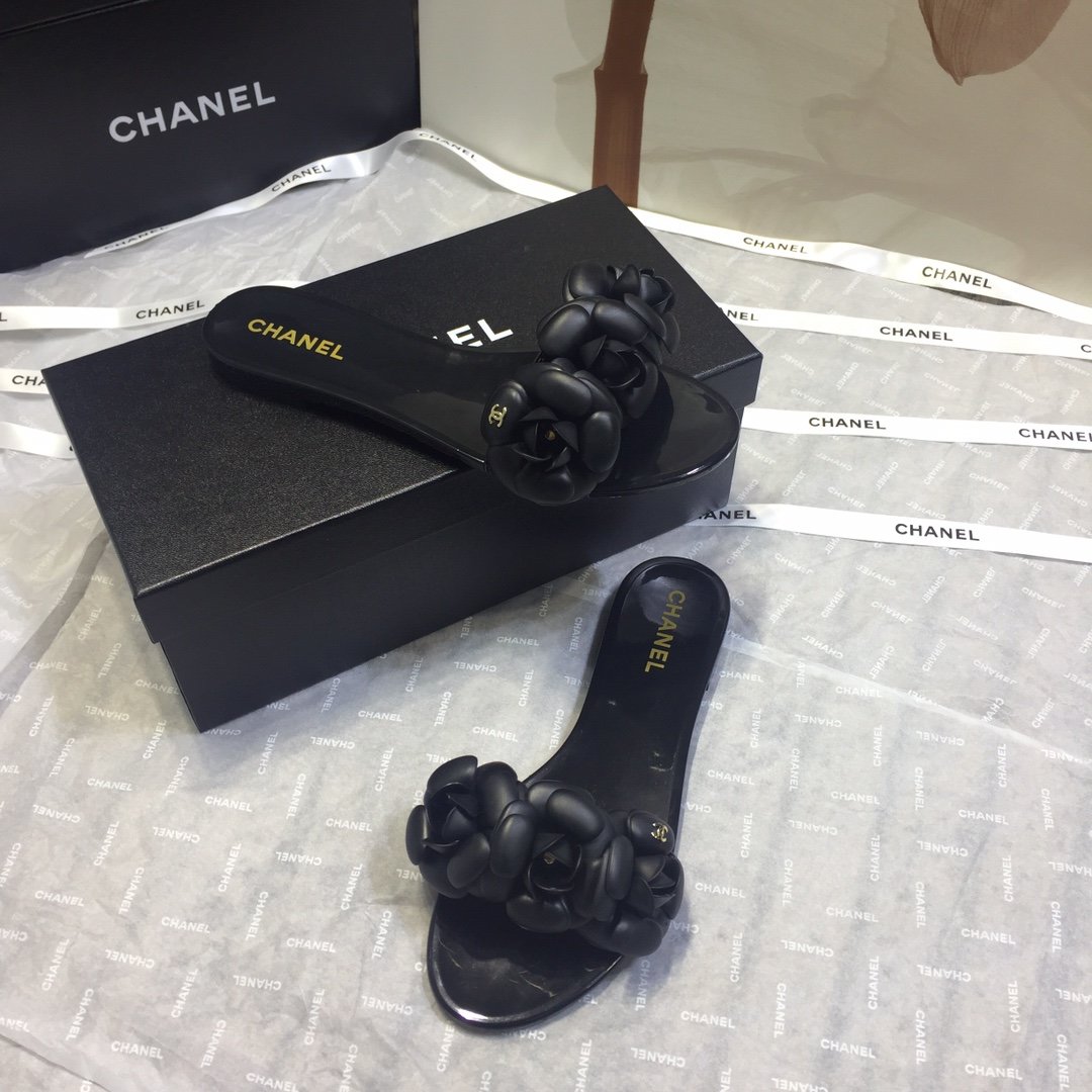 Ch**el Sandals Black