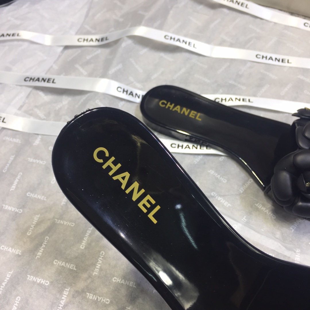 Ch**el Sandals Black
