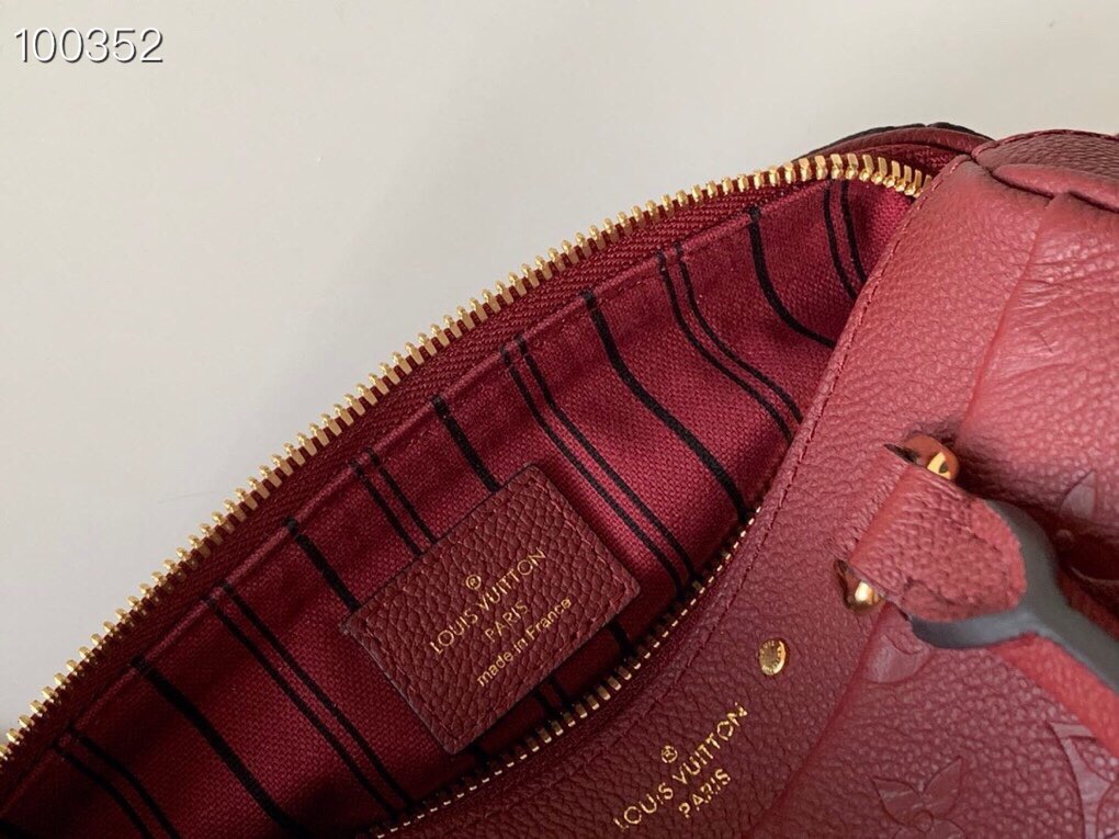 LV Speedy Bandoulière 20 Monogram Empreinte Leather 001