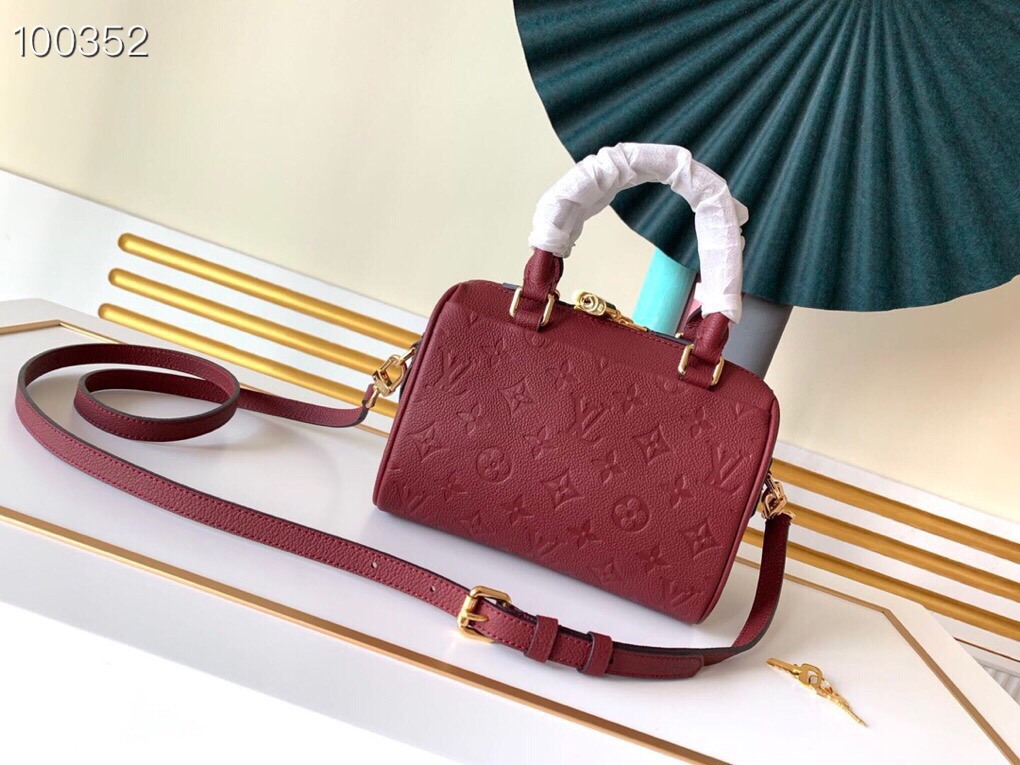 LV Speedy Bandoulière 20 Monogram Empreinte Leather 001
